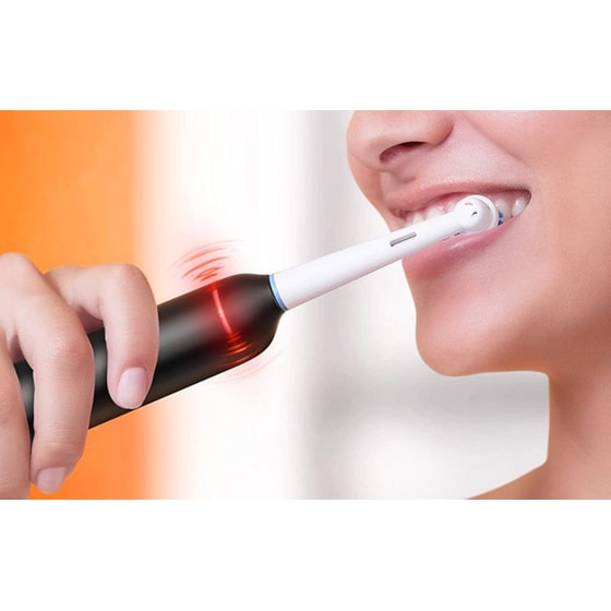 Ηλεκτρική Οδοντόβουρτσα BITVAE R2 Με Κεφαλές και Θήκη Ταξιδιού - Μαύρο image 1