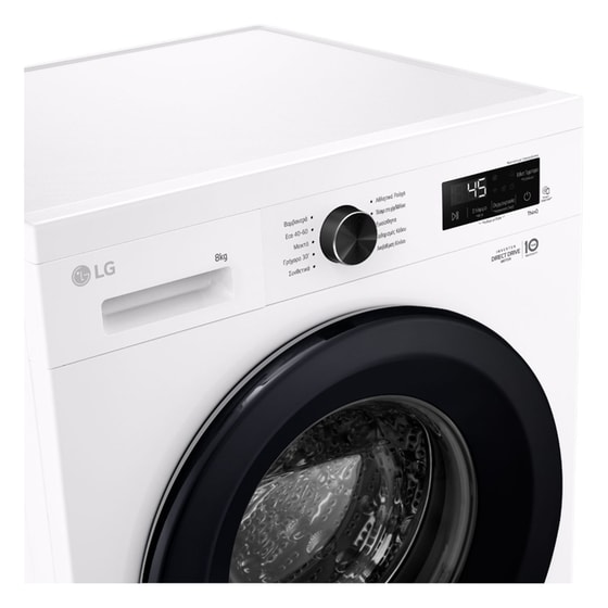 LG F4X1008NWK 8 kg 1.400 Στροφές Λευκό με Wi-Fi Πλυντήριο Ρούχων image 5