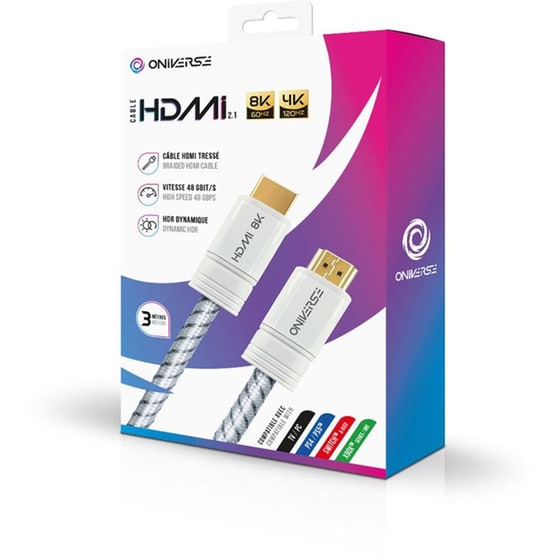 Καλώδιο Oniverse HDMI 2.1 8K HDMI male σε HDMI male - 3m image 4