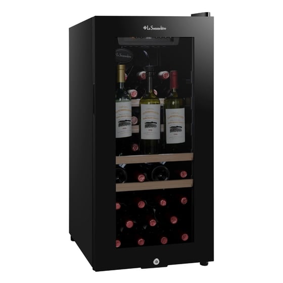 LA SOMMELIERE LS38BLACK για 38 Μπουκάλια Μαύρο Συντηρητής Κρασιών image 1