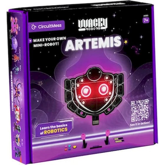 Circuitmess Συναρμολογούμενο Mini Robot  Wacky Artemis -  Εισαγωγικό Στις Αρχές του STEM image 0