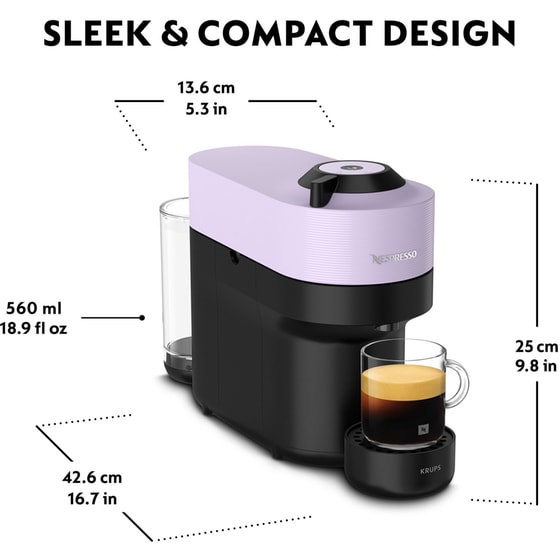 Nespresso® KRUPS Vertuo Pop Lilac Μηχανή Καφέ image 7