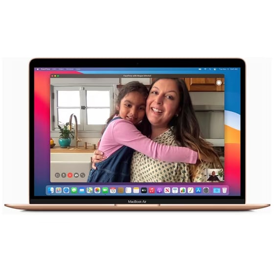 Apple MacBook Air with M1 Chip 13.3" QHD (Apple M1/7 Cores/8GB/256GB/macOS BigSur) Gold image 1
