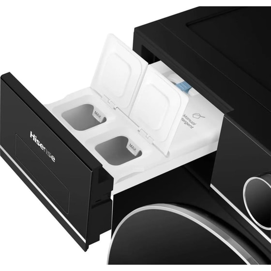 HISENSE WF5I1045BBQ 10.5 kg 1.400 Στροφές Μαύρο Πλυντήριο Ρούχων image 14