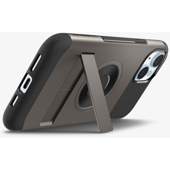 Θήκη Apple iPhone 15 - Spigen Slim Armor Magfit - Gunmetal image 3