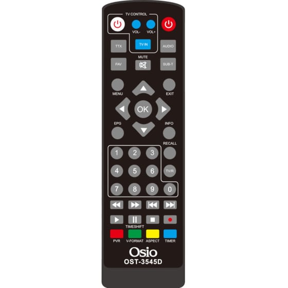 Ψηφιακός Δέκτης  Osio OST-3545D PVR Dvb-t,Dvb-t2 image 2
