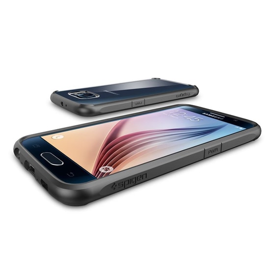 ΘΗΚΗ KIN SPIGEN GLX S6 HYBRID GUNMET image 2