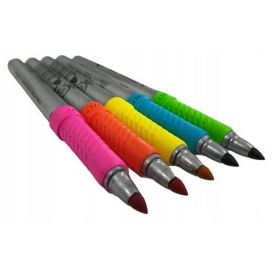 Μαρκαδόροι Ανεξίτηλοι Bic Marking Intense Colours 2.0 mm (5 Τεμάχια) image 2