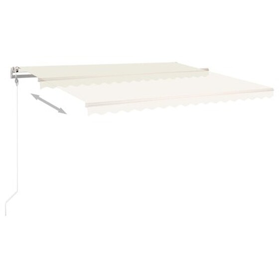 Τέντα Vidaxl Συρόμενη Αυτόματη 450x300cm - Κρεμ image 3