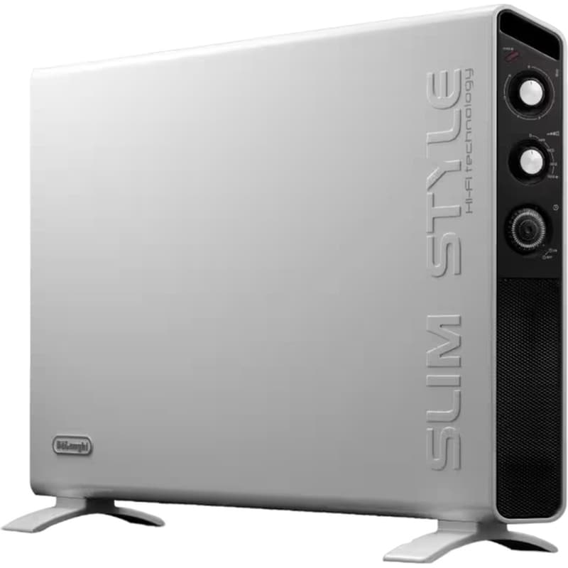 DELONGHI SlimStyle HCX3220FTS Θερμοπομπός Δαπέδου με Αερόθερμο 2000W Λευκό