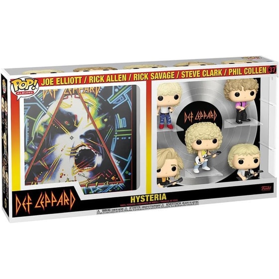 Funko Pop! Albums - Joe Elliot Rick Allen Rick Savage Steve Clark Phil Collen #37 image 1