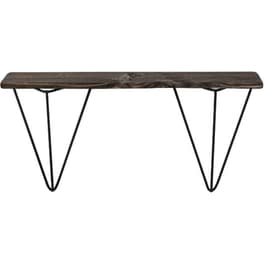 Ραφιέρα 24mall Gladiolo από Μέταλλο/Ξύλο 60x15x30 cm - Ανθρακί/Μαύρο