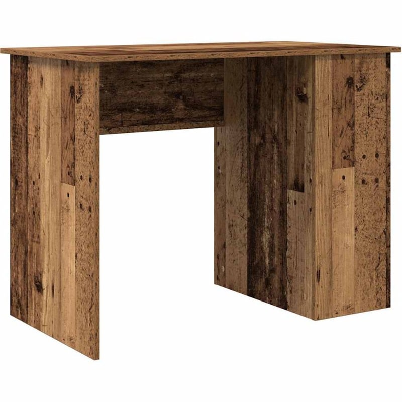 Γραφείο VidaXL από Επεξεργασμένο Ξύλο 100x55x75 cm - Παλιό Ξύλο
