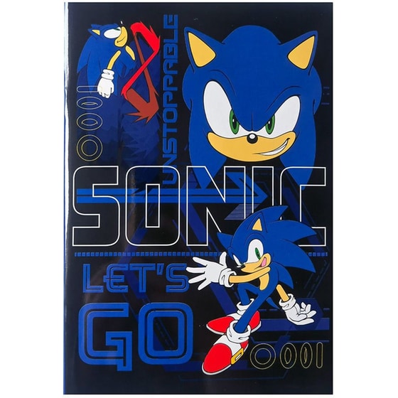 Τετράδιο Καρφίτσα Gim Β5 Sonic image 0