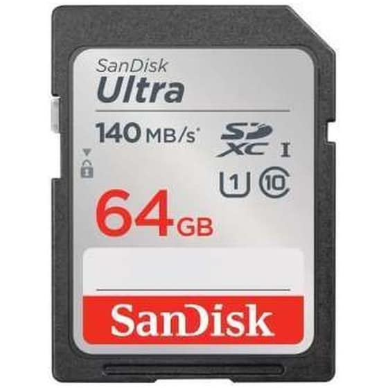 Κάρτα μνήμης SanDisk Ultra SD UHS-I C10 64GB image 0