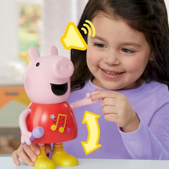 Hasbro Κούκλα Peppa Pig που Μιλάει και Τραγουδάει (G0518) image 5