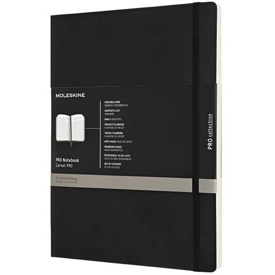 Σημειωματάριο Moleskine Pro Notebook Μαύρο (1 Τεμάχιο) image 0