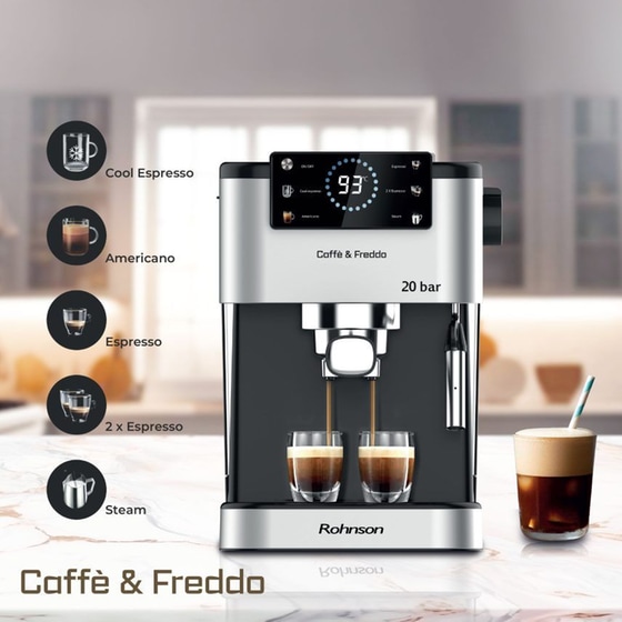 ROHNSON R-98028 1350 W 20 bar Μηχανή Espresso image 9