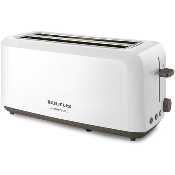 TAURUS MyToast Duplo 2 Θέσεων 1450W Λευκό Φρυγανιέρα image 1