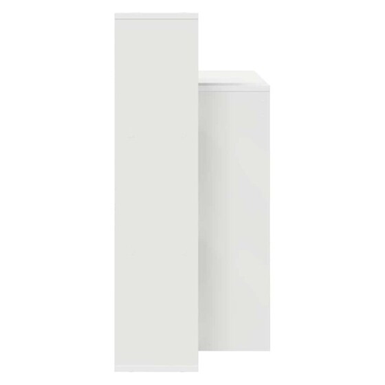 Γραφείο VidaXL από Επεξεργασμένο Ξύλο 100x40x90 cm - Λευκό image 5