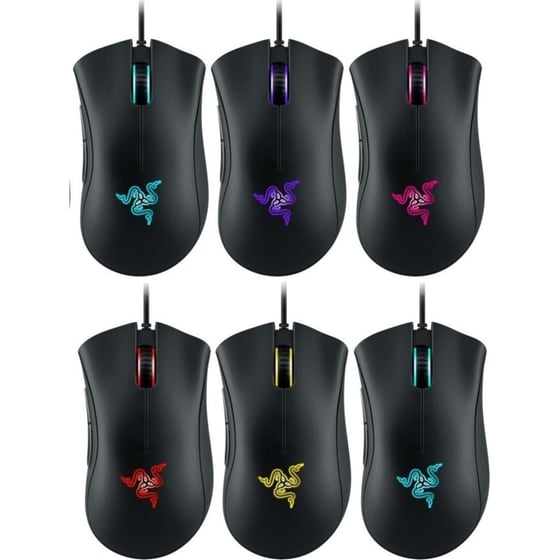 Razer DeathAdder Chroma RGB Gaming Ενσύρματο Ποντίκι Μαύρο image 5