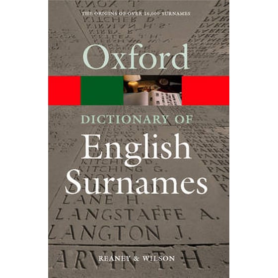 A Dictionary of English Surnames image 0