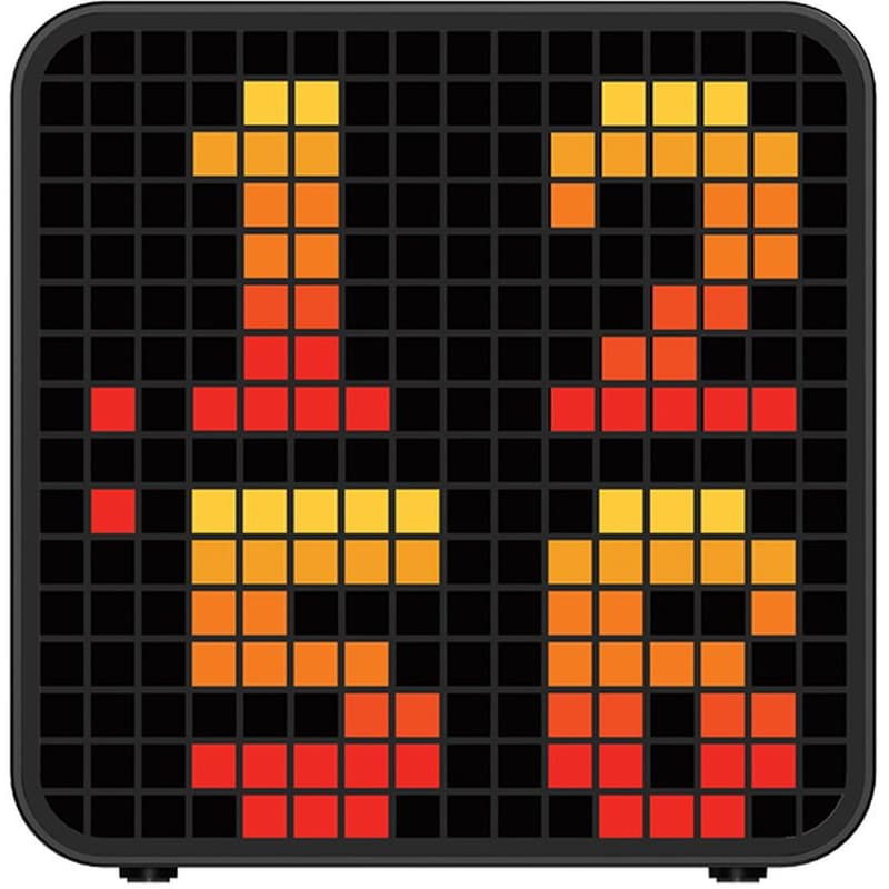 Επιτραπέζιο Ρολόι Life Pixel RGB LED - Black LIFE