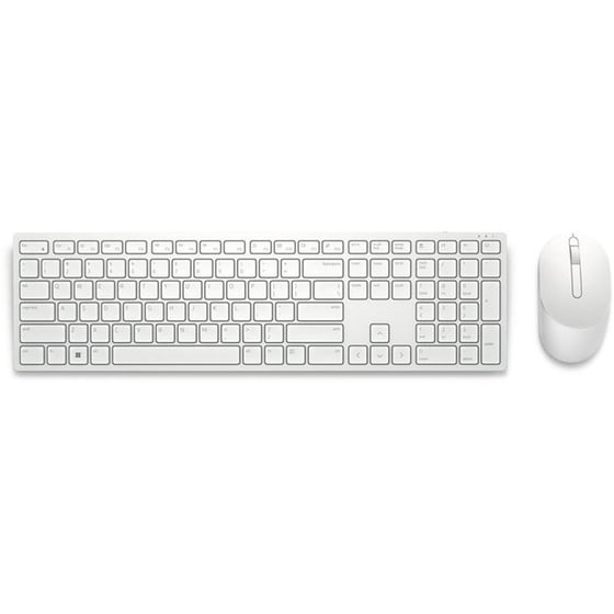 Dell Pro KM5221W Ασύρματο Οπτικό Σετ Πληκτρολόγιο & Ποντίκι Λευκό (GR/US) image 0