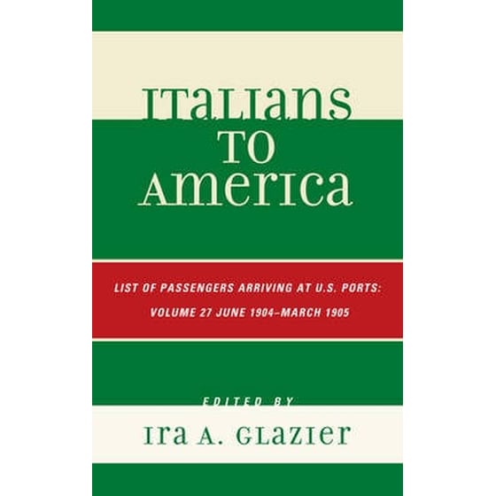 Italians to America v.27 image 0