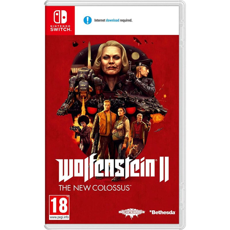 Nintendo Switch Game – Wolfenstein II: The New Colossus