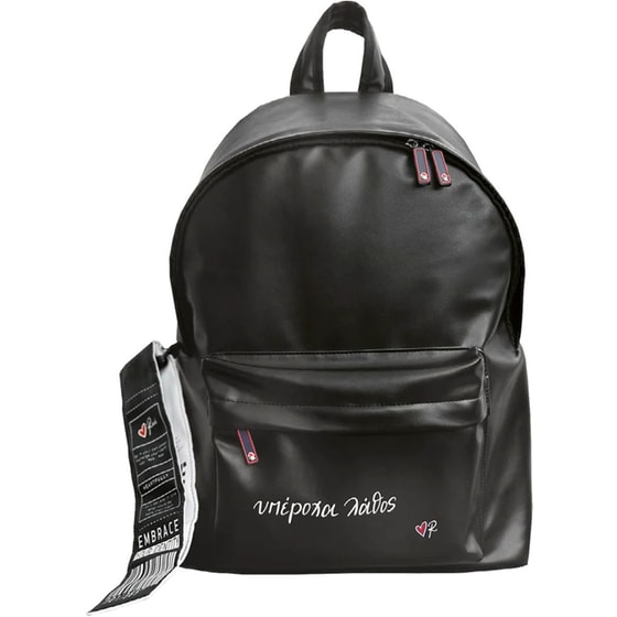 Τσάντα Πόλης Ρενέ "Υπέροχα Λάθος" Μαύρη image 0