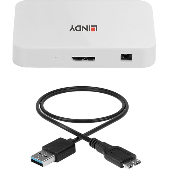 Lindy 43143 USB Hub 4-Port USB 3.0 συμβατό με USB-A image 4