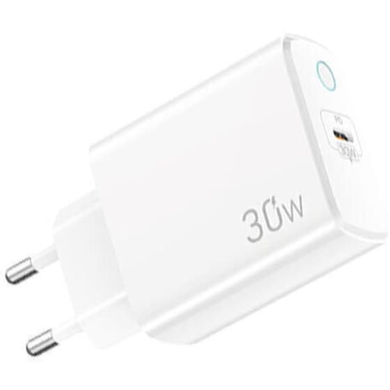 Φορτιστής Πρίζας Lamtech LAM112709 USB‑C 30 W - Λευκό image 0