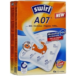 Σακούλες Για Ηλεκτρική Σκούπα Swirl A 07 Mp Plus Airspace