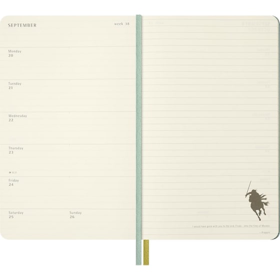 Ημερολόγιο Εβδομαδιαίο 2027 Moleskine x LOTR 18Μ L Hardcover Legolas & Gimli image 3