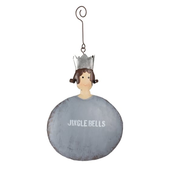 Χριστουγεννιάτικο Στολίδι Baden Πορσελάνινο 1 Τμχ - Jingle Bells image 0