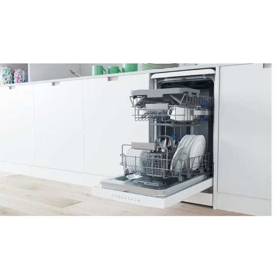 INDESIT DSFO 3T224 C για 10 Σερβίτσια Λευκό Πλυντήριο Πιάτων image 5
