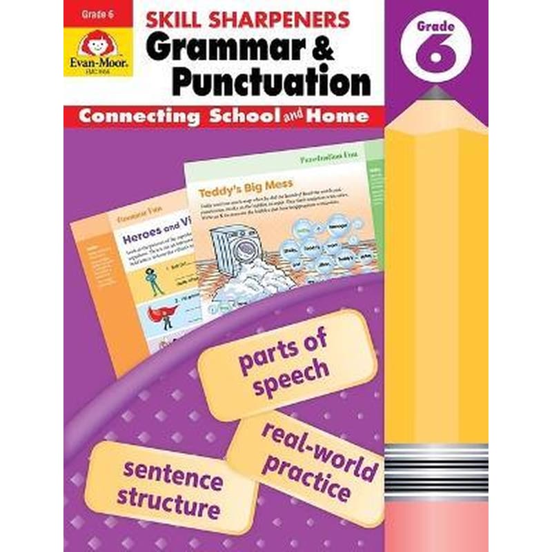 Skill Sharpeners: Grammar Punctuation, Grade 6 Workbook