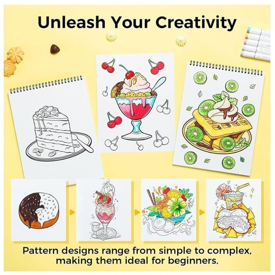 Μπλοκ Σχεδίου Ohuhu Enjoy The Sweet Moment image 1