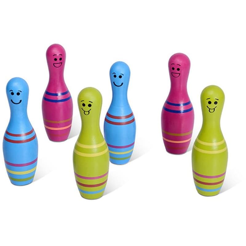 BS TOYS Ξύλινο Παιχνίδι Bs Toys Bowling Skittles Jr