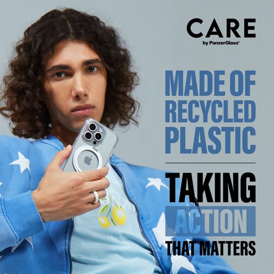 Θήκη Apple iPhone 16 Pro - PanzerGlass MagSafe Kickstand Case - Transparent with Black Stand image 9