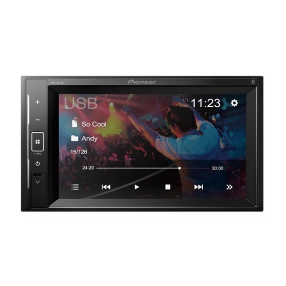 Pioneer DMH-A240BT Ηχοσύστημα Αυτοκινήτου Universal 2DIN 6.2" - Μαύρο image 1