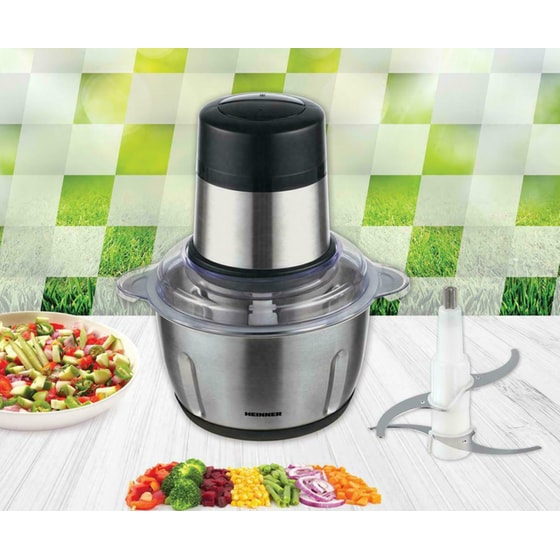 Πολυκόπτης HEINNER HMC-D300SS 2 l 300 W Μαύρο image 1