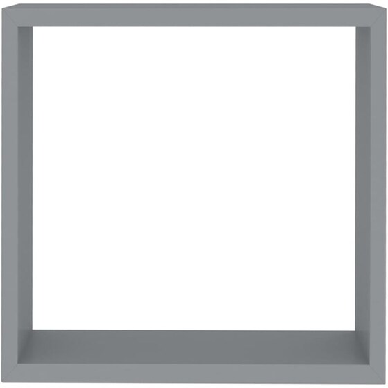 Ράφια Τοίχου VidaXL Κύβοι από MDF 24-30x10x24-30 cm 3 Τμχ - Γκρι image 6