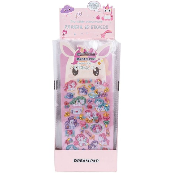 Αυτοκόλλητα&nbsp;3D&nbsp;Dreamdrop Unicorn&nbsp;(24 Τεμάχια) image 0