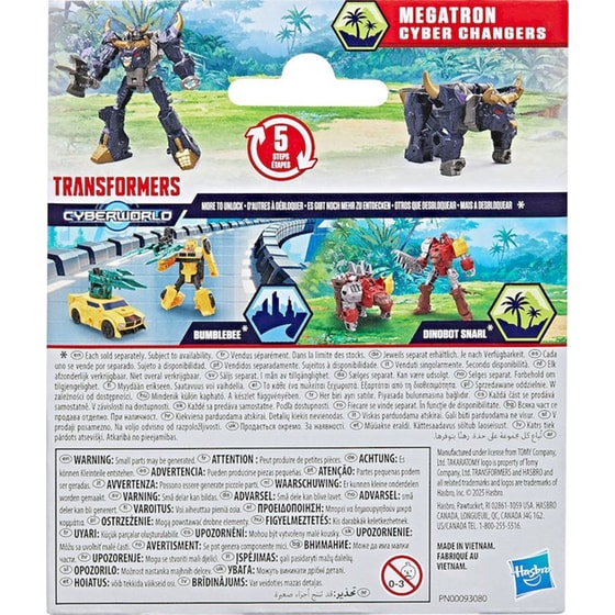 Hasbro Φιγούρα Transformers Cyberworld Cyber Changers Quick Change 1 Τμχ - Τυχαία Επιλογή Σχεδίου (G07465) image 6