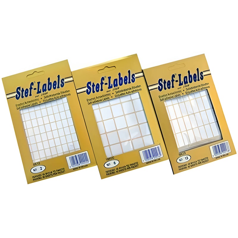 Αυτοκόλλητες Ετικέτες Stef Labels (40 Φύλλα - 480 Τεμάχια )
