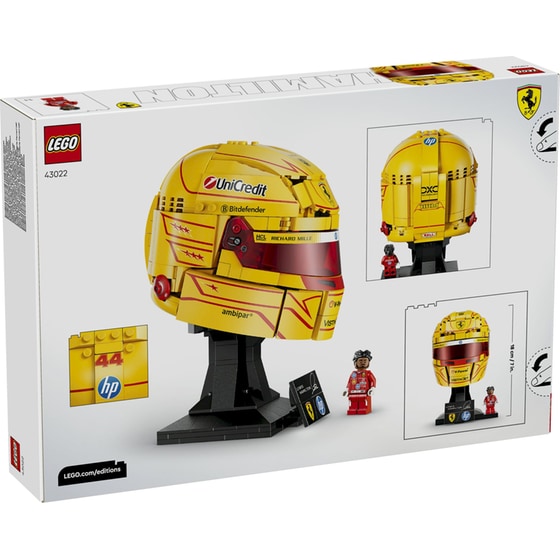 LEGO® Editions Scuderia Ferrari HP Lewis Hamilton Helmet (43022) image 3