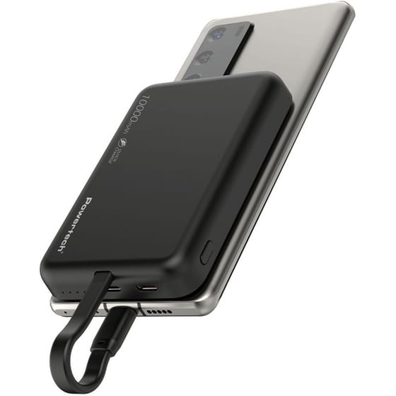 Powerbank Powertech PT-1376 10.000 mAh - Μαύρο image 1