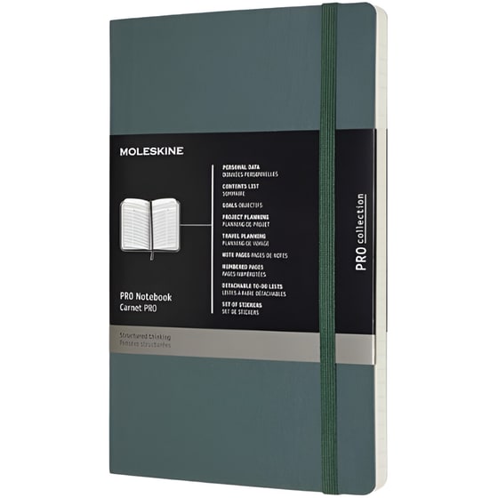 Σημειωματάριο Moleskine Pro Notebook Πράσινο (1 Τεμάχιο) image 0